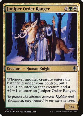 Juniper Order Ranger [Commander 2016] | Tabernacle Games