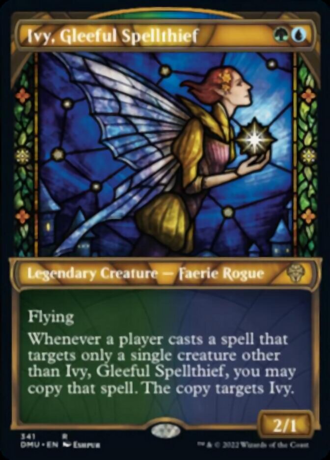 Ivy, Gleeful Spellthief (Showcase Textured) [Dominaria United] | Tabernacle Games