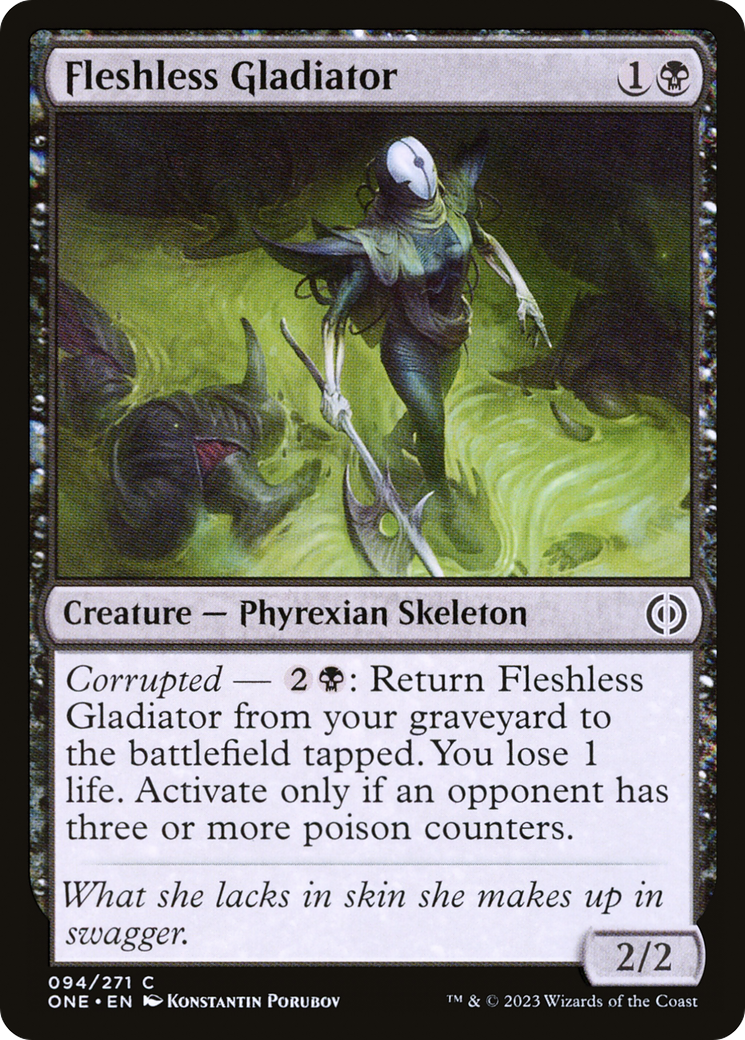 Fleshless Gladiator [Phyrexia: All Will Be One] | Tabernacle Games