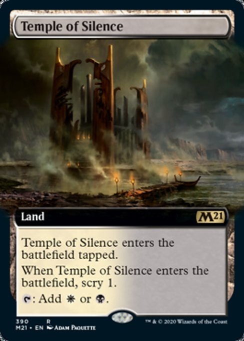 Temple of Silence (Extended Art) [Core Set 2021] | Tabernacle Games