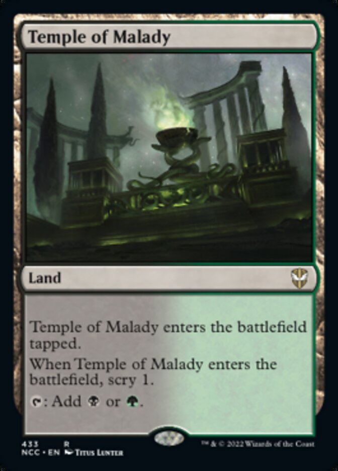 Temple of Malady [Streets of New Capenna Commander] | Tabernacle Games