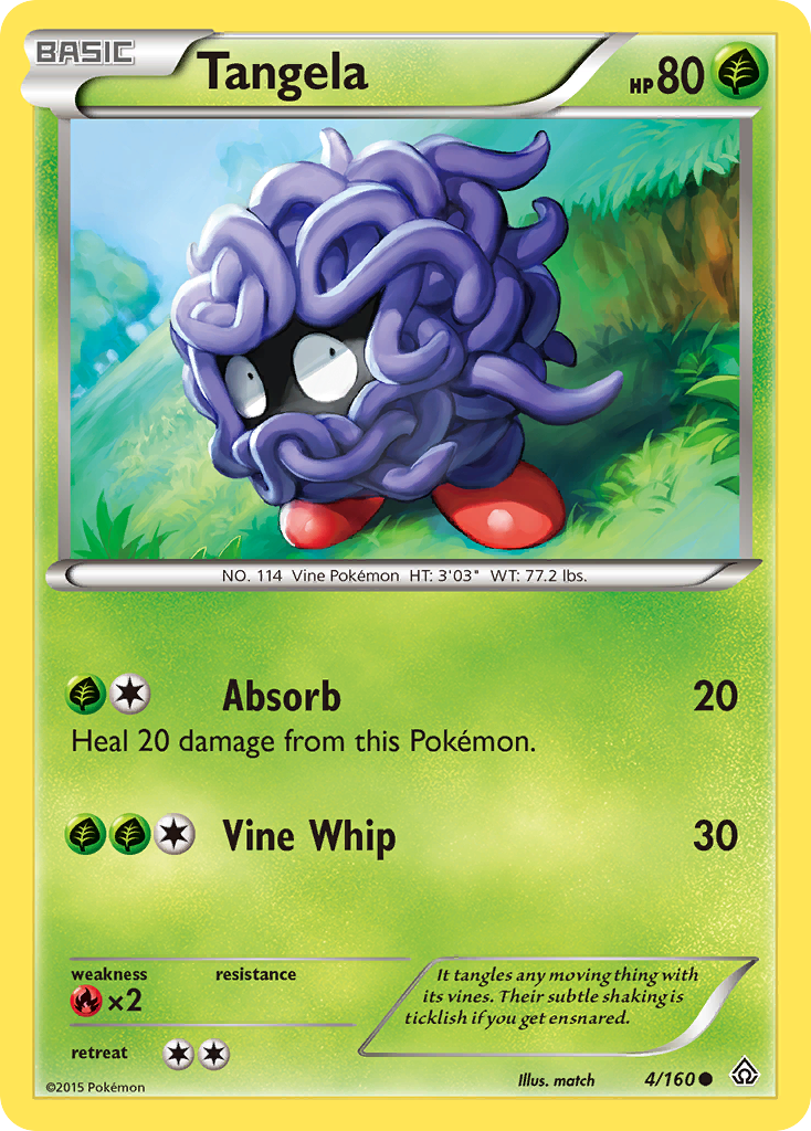 Tangela (4/160) [XY: Primal Clash] | Tabernacle Games