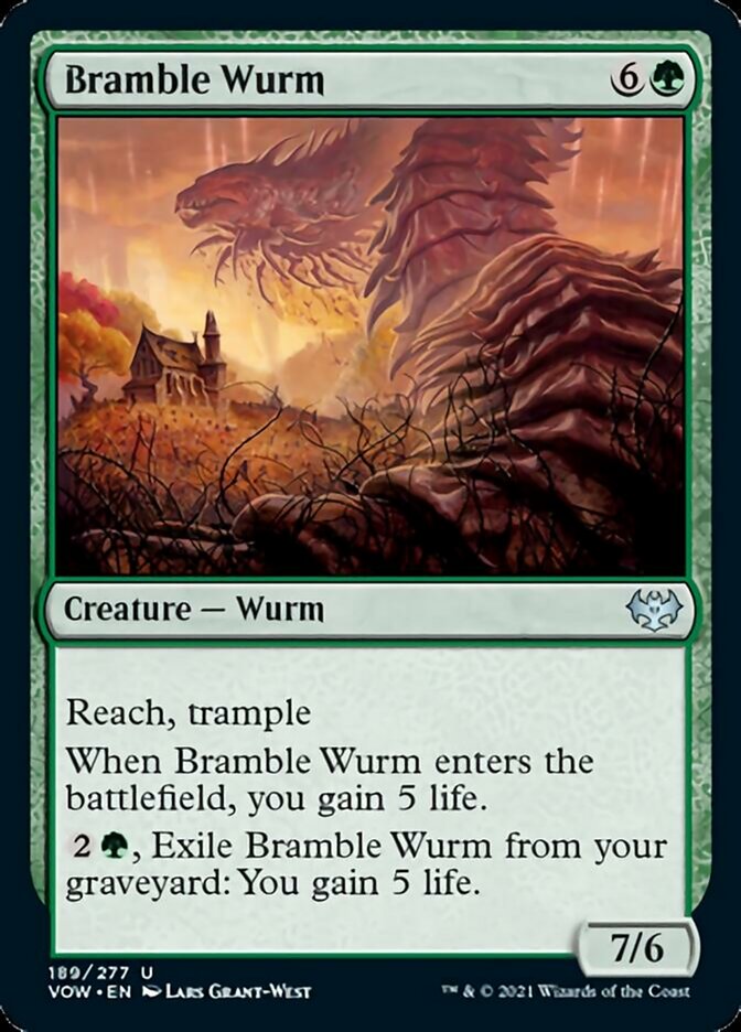 Bramble Wurm [Innistrad: Crimson Vow] | Tabernacle Games