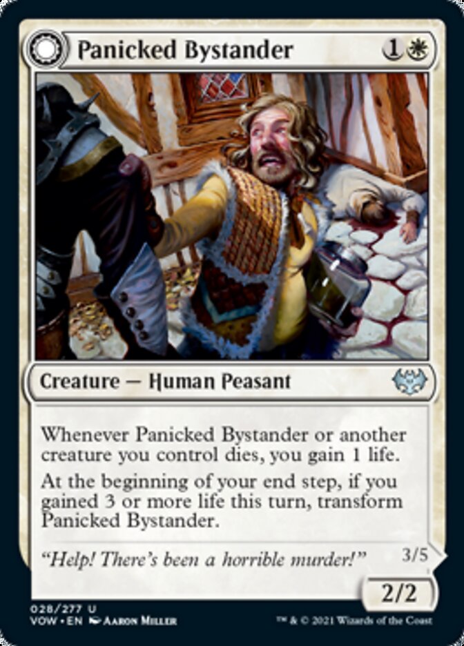 Panicked Bystander // Cackling Culprit [Innistrad: Crimson Vow] | Tabernacle Games