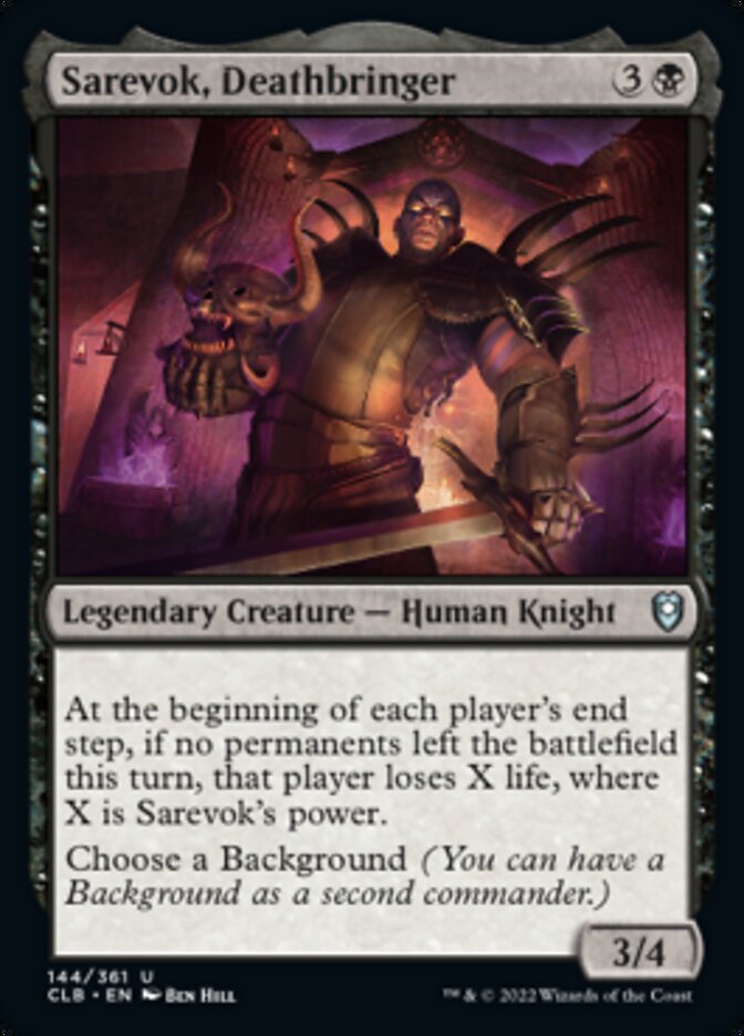 Sarevok, Deathbringer [Commander Legends: Battle for Baldur's Gate] | Tabernacle Games