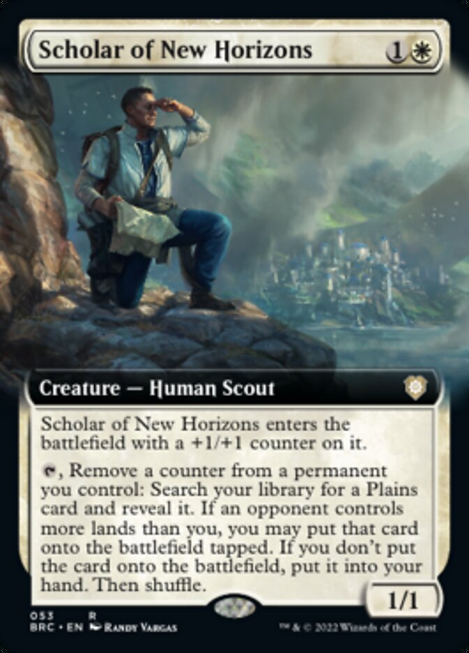 Scholar of New Horizons (Extended Art) [The Brothers' War Commander] | Tabernacle Games