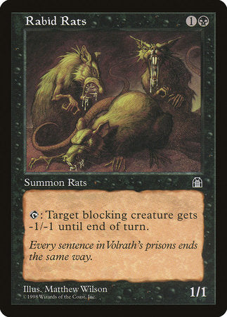 Rabid Rats [Stronghold] | Tabernacle Games