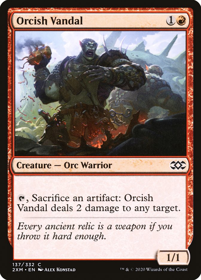 Orcish Vandal [Double Masters] | Tabernacle Games