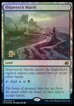 Shipwreck Marsh [Innistrad: Midnight Hunt Prerelease Promos] | Tabernacle Games