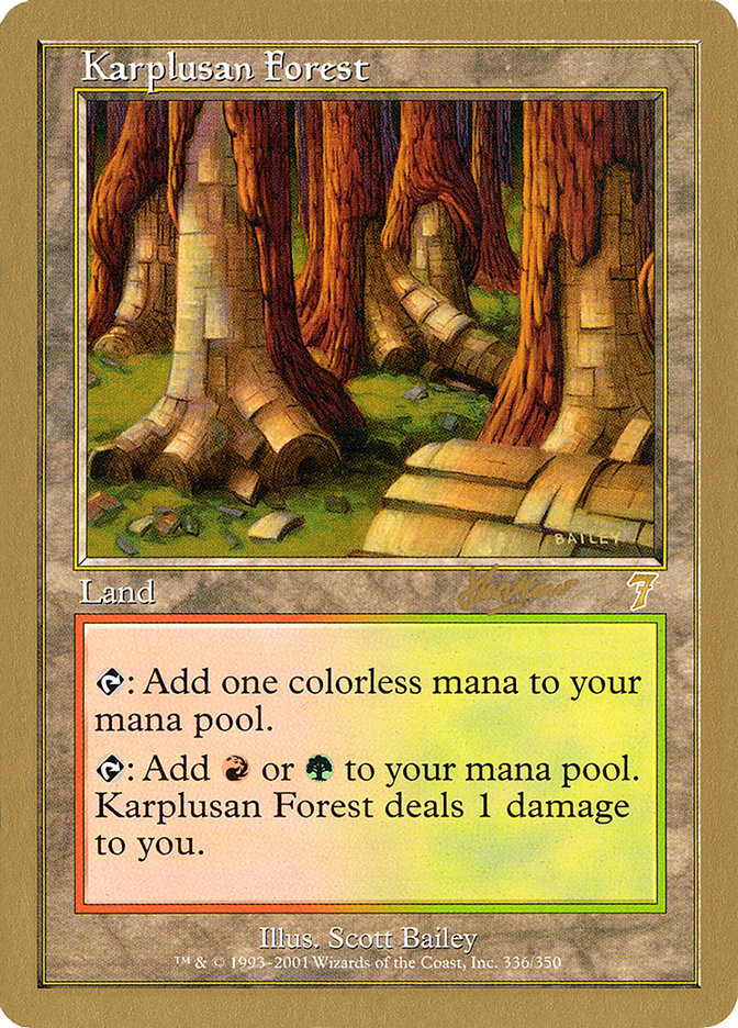 Karplusan Forest (Sim Han How) [World Championship Decks 2002] | Tabernacle Games