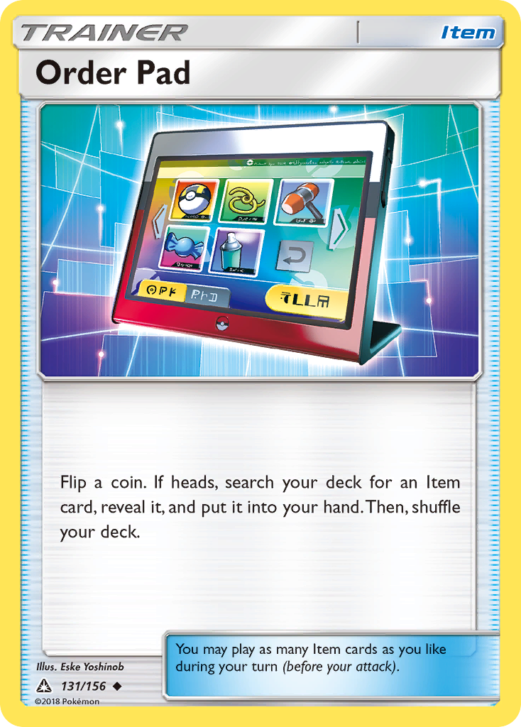Order Pad (131/156) [Sun & Moon: Ultra Prism] | Tabernacle Games