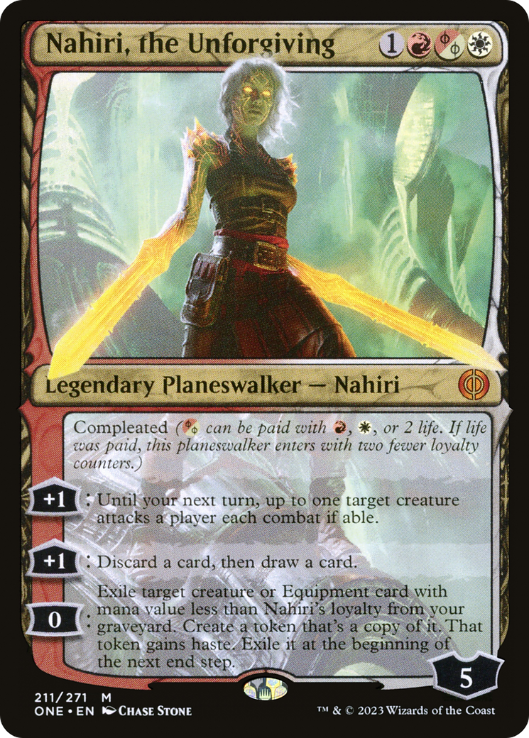 Nahiri, the Unforgiving [Phyrexia: All Will Be One] | Tabernacle Games