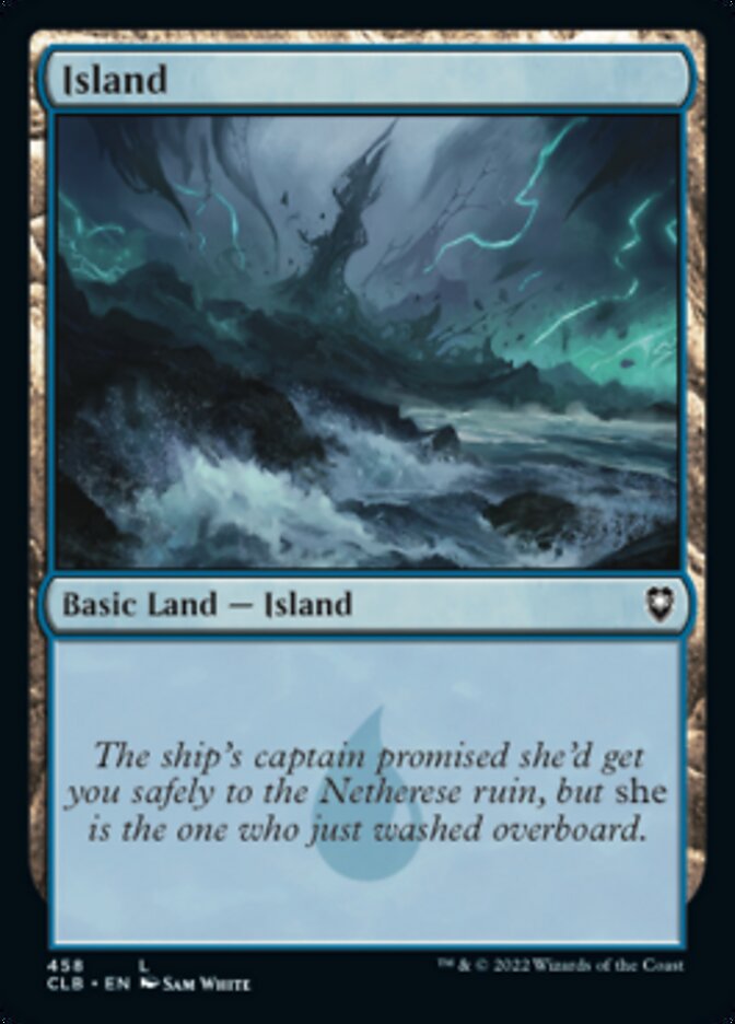 Island (458) [Commander Legends: Battle for Baldur's Gate] | Tabernacle Games
