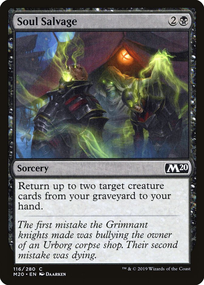 Soul Salvage [Core Set 2020] | Tabernacle Games