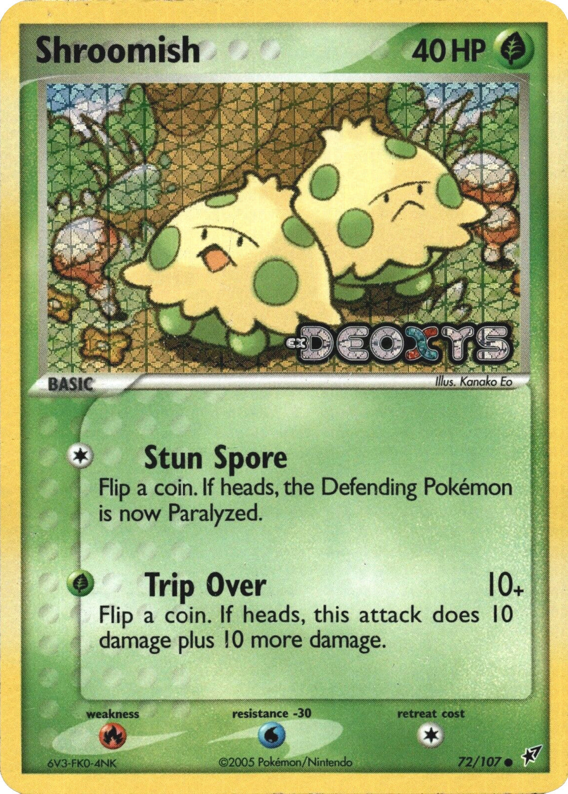Shroomish (72/107) (Stamped) [EX: Deoxys] | Tabernacle Games