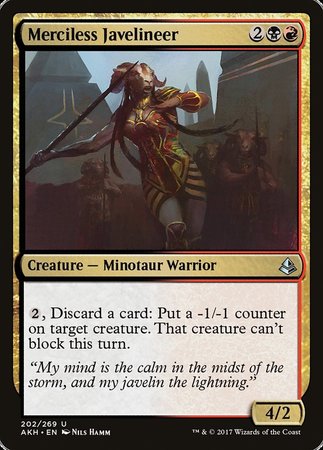 Merciless Javelineer [Amonkhet] | Tabernacle Games