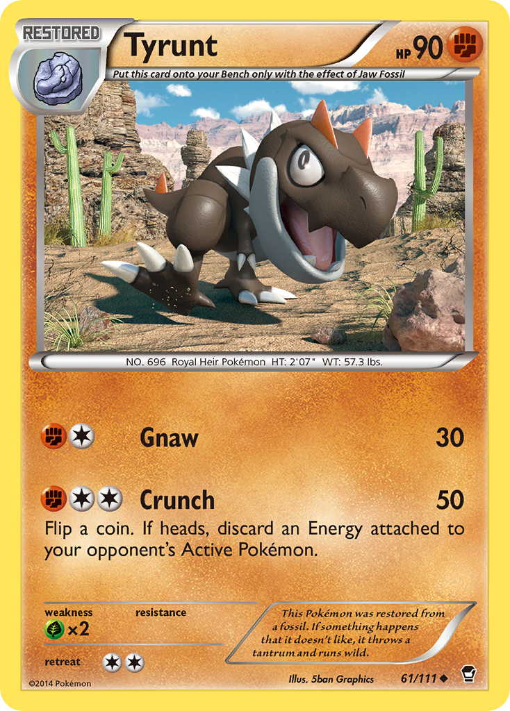 Tyrunt (61/111) [XY: Furious Fists] | Tabernacle Games