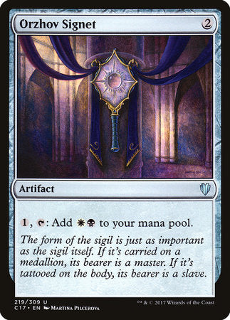 Orzhov Signet [Commander 2017] | Tabernacle Games
