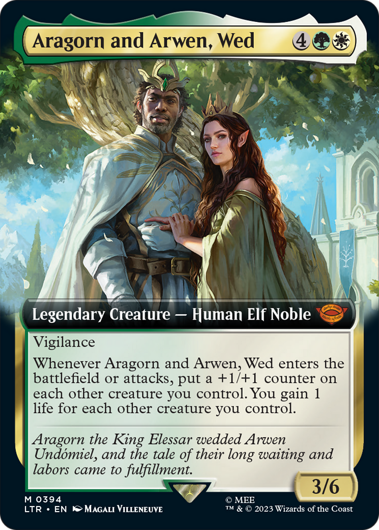 Aragorn and Arwen, Wed (Extended Art) [The Lord of the Rings: Tales of Middle-Earth] | Tabernacle Games