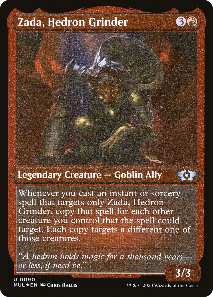 Zada, Hedron Grinder (Foil Etched) [Multiverse Legends] | Tabernacle Games