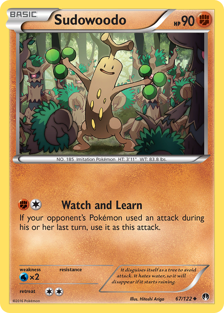 Sudowoodo (67/122) [XY: BREAKpoint] | Tabernacle Games