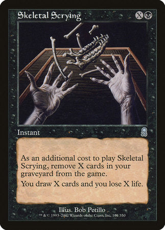 Skeletal Scrying [Odyssey] | Tabernacle Games