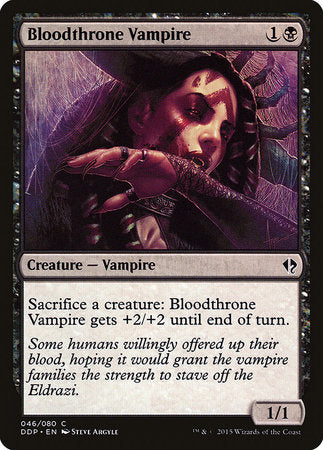 Bloodthrone Vampire [Duel Decks: Zendikar vs. Eldrazi] | Tabernacle Games