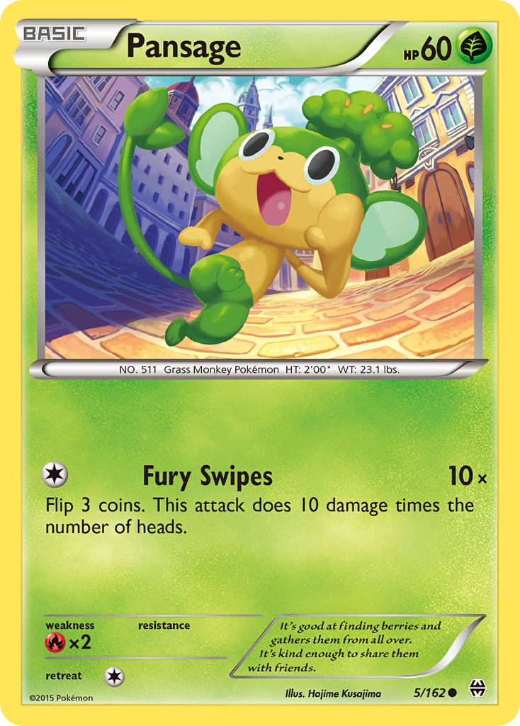 Pansage (5/162) [XY: BREAKthrough] | Tabernacle Games
