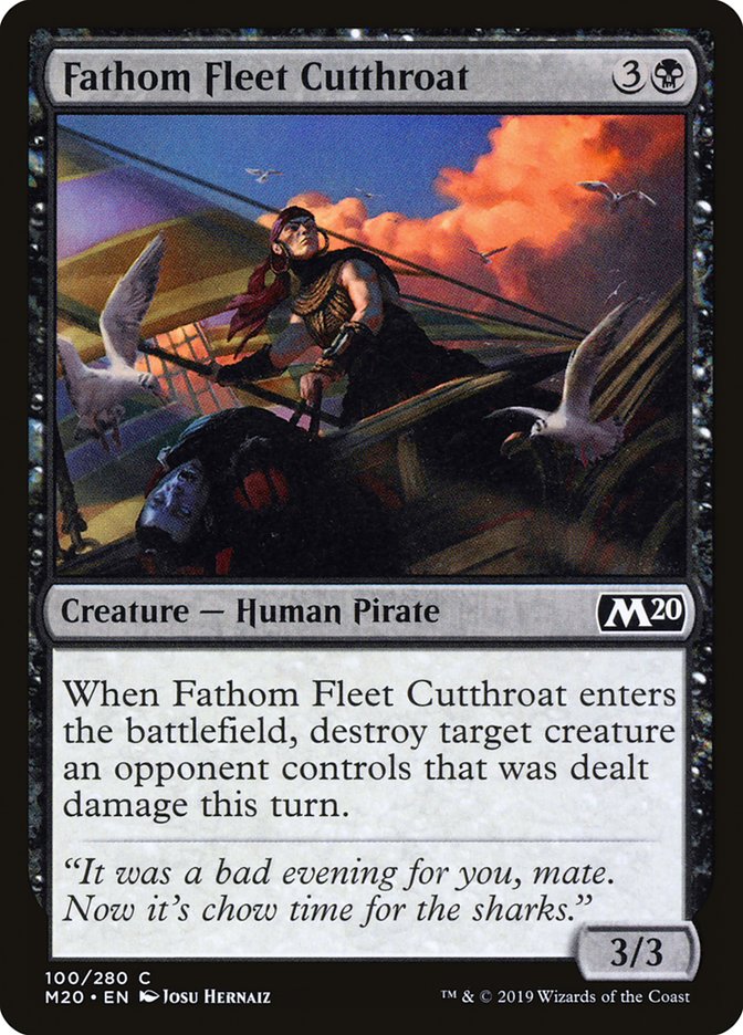 Fathom Fleet Cutthroat [Core Set 2020] | Tabernacle Games