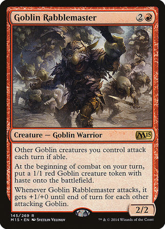 Goblin Rabblemaster [Magic 2015] | Tabernacle Games
