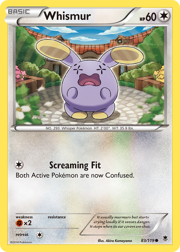 Whismur (83/119) [XY: Phantom Forces] | Tabernacle Games