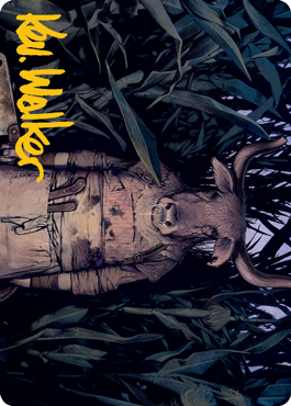 Fleshtaker Art Card (Gold-Stamped Signature) [Innistrad: Midnight Hunt Art Series] | Tabernacle Games