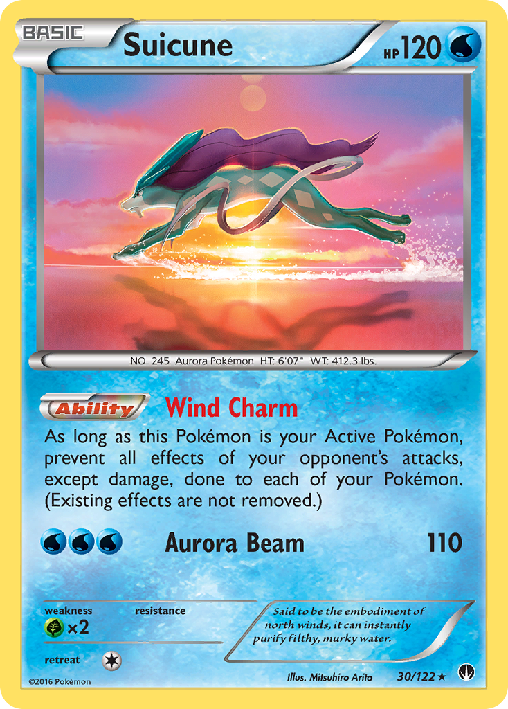 Suicune (30/122) [XY: BREAKpoint] | Tabernacle Games