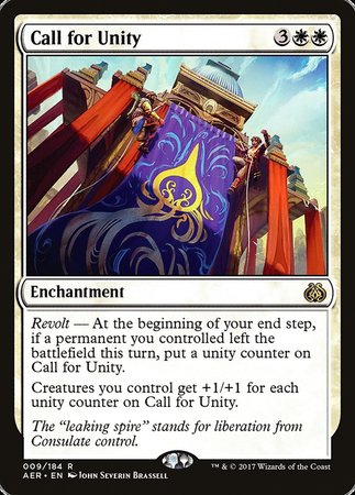 Call for Unity [Aether Revolt] | Tabernacle Games