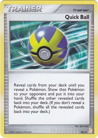 Quick Ball (10/11) [Diamond & Pearl: Trainer Kit - Lucario] | Tabernacle Games