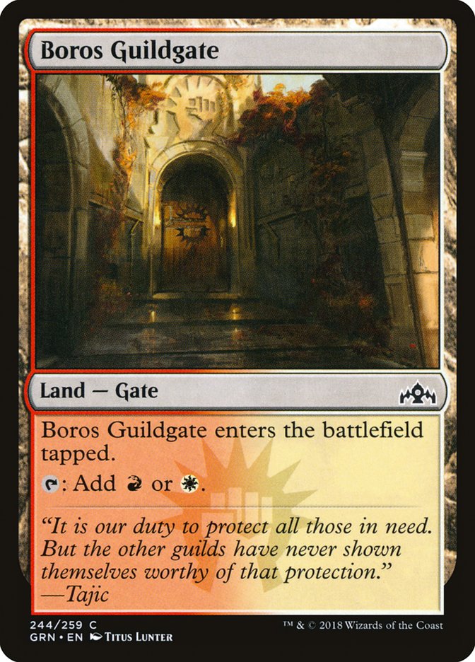 Boros Guildgate (244/259) [Guilds of Ravnica] | Tabernacle Games