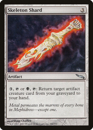 Skeleton Shard [Mirrodin] | Tabernacle Games