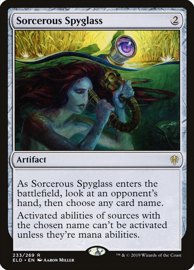 Sorcerous Spyglass [Throne of Eldraine] | Tabernacle Games