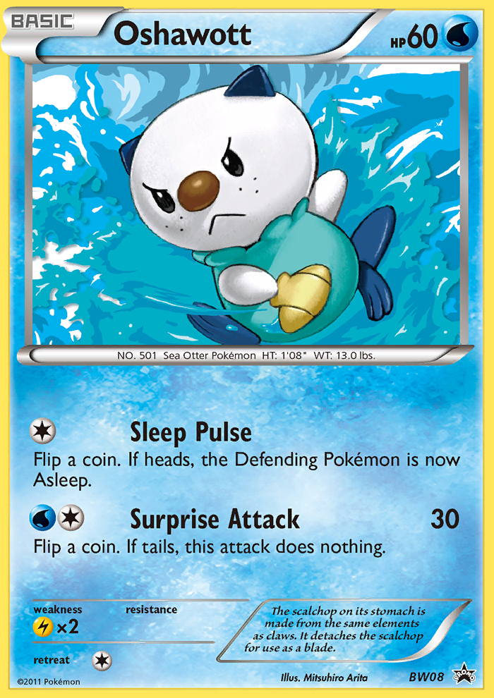 Oshawott (BW08) [Black & White: Black Star Promos] | Tabernacle Games