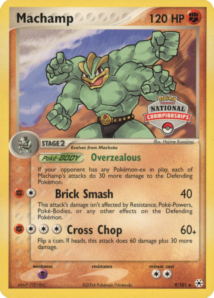 Machamp (9/101) (National Championships Promo) [EX: Hidden Legends] | Tabernacle Games