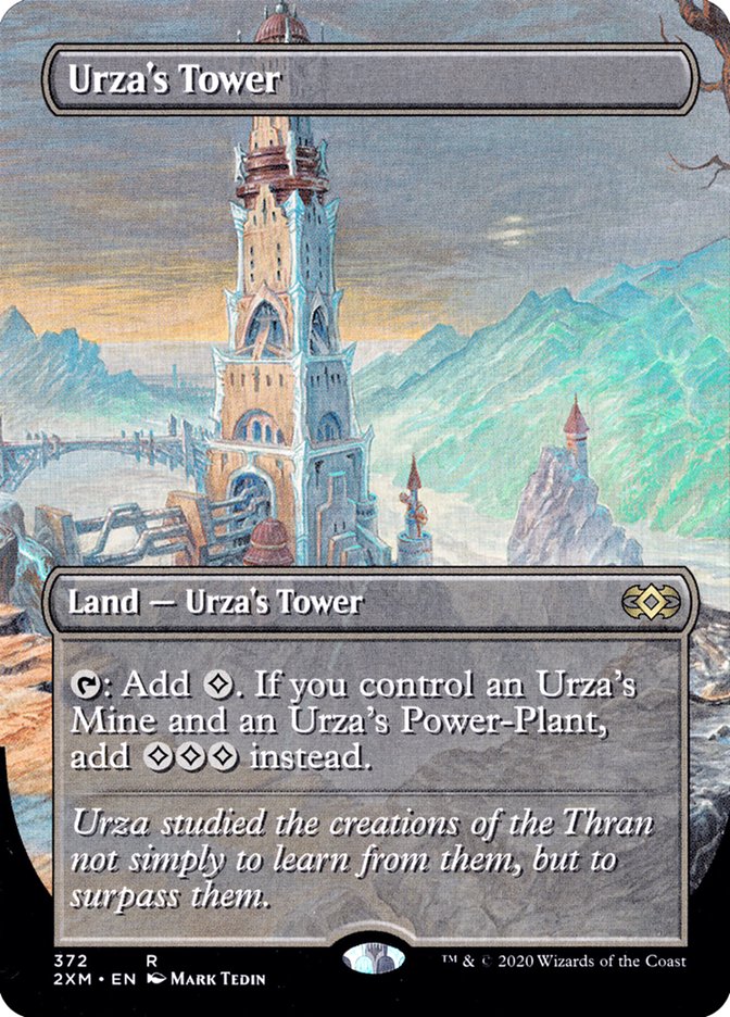Urza's Tower (Borderless) [Double Masters] | Tabernacle Games