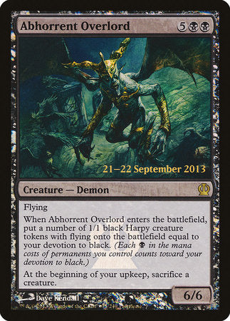 Abhorrent Overlord [Theros Promos] | Tabernacle Games