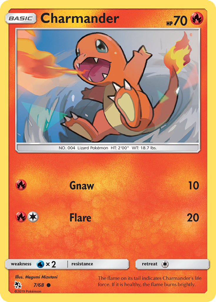 Charmander (7/68) [Sun & Moon: Hidden Fates] | Tabernacle Games