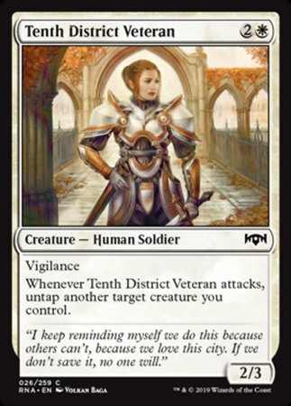 Tenth District Veteran [Ravnica Allegiance] | Tabernacle Games