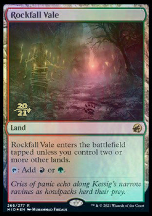 Rockfall Vale [Innistrad: Midnight Hunt Prerelease Promos] | Tabernacle Games