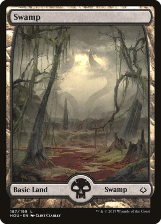 Swamp (187) - Full Art [Hour of Devastation] | Tabernacle Games