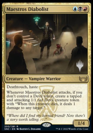 Maestros Diabolist (Promo Pack) [Streets of New Capenna Promos] | Tabernacle Games