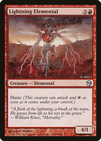 Lightning Elemental [Duels of the Planeswalkers] | Tabernacle Games