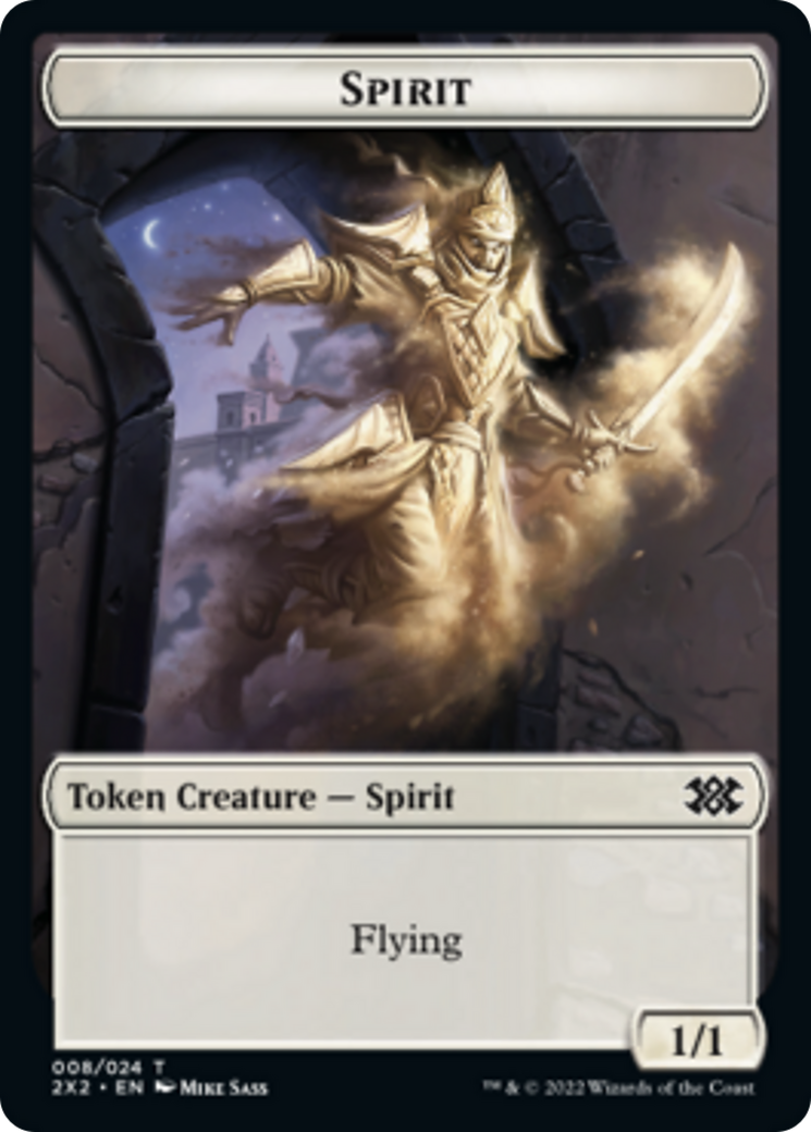 Boar // Spirit Double-sided Token [Double Masters 2022 Tokens] | Tabernacle Games