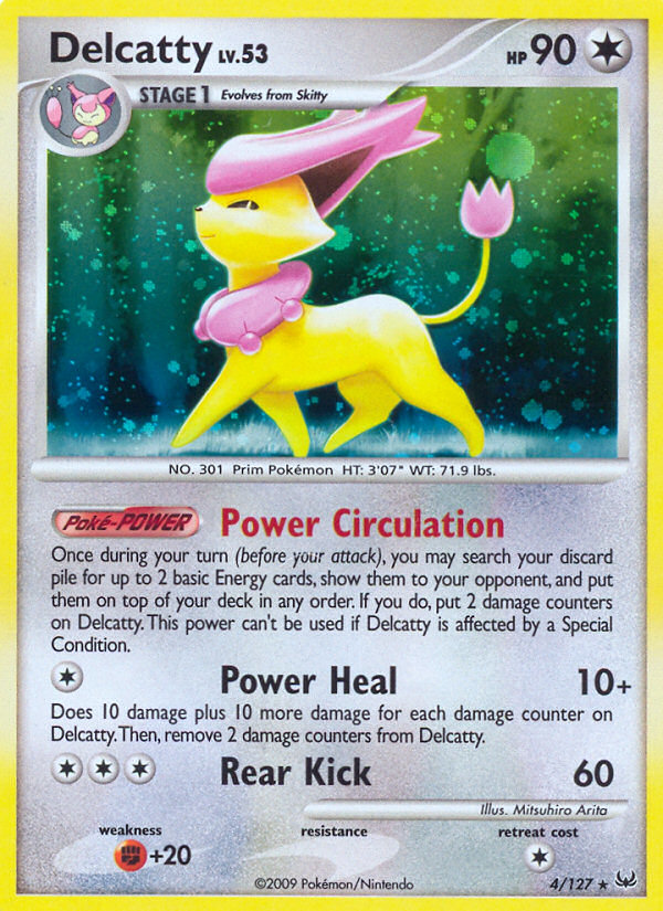 Delcatty (4/127) [Platinum: Base Set] | Tabernacle Games